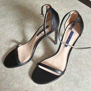 Stuart weitzman nudistrong black heels size 7.5